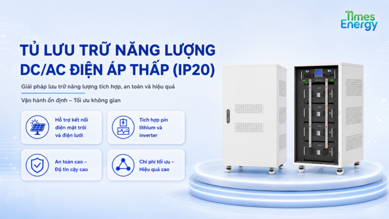 TỦ LƯU TRỮ NĂNG LƯỢNG DC/AC  ĐIỆN ÁP THẤP (IP20)
