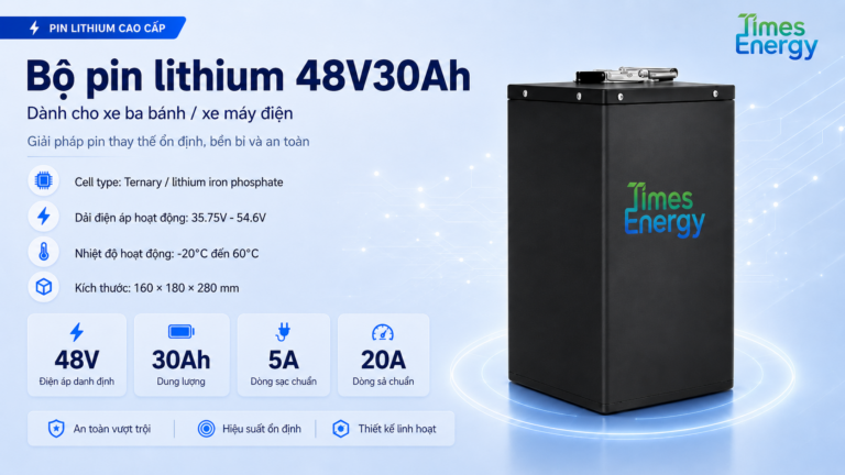 Bộ pin lithium 48V30Ah