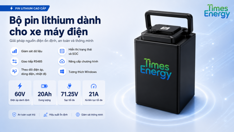 Bộ pin lithium dành cho xe máy điện